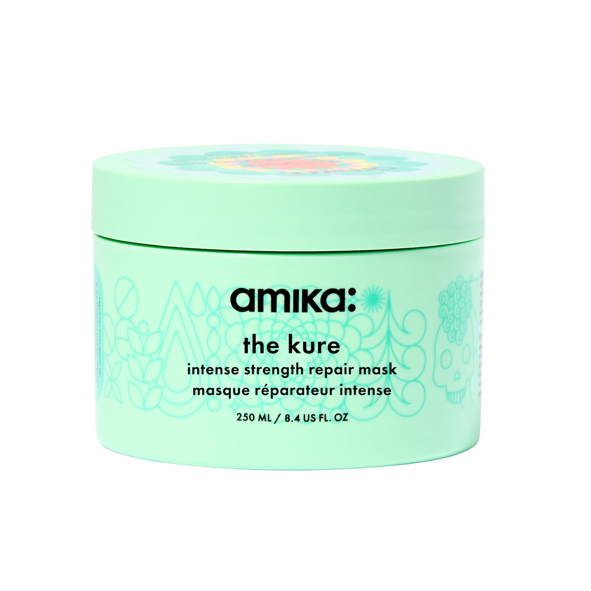 amika front packaging showing 250ml jar and product name for quick identification