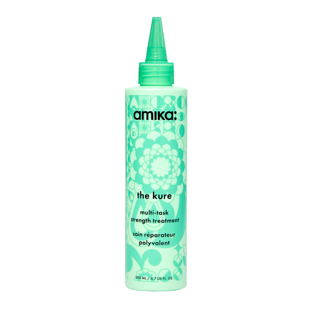Amika front packaging showing bottle and brand for clear product identification and trust