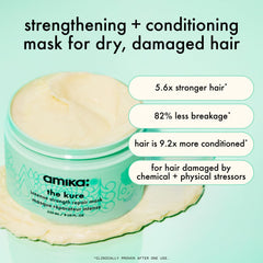 amika open jar showing thick creamy mask texture for intensive coverage benefit