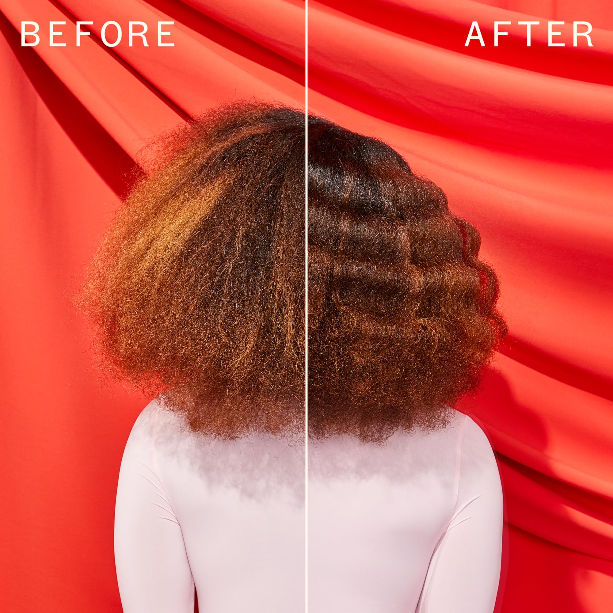 amika top gloss lifestyle styling scene finished shiny hair, presents polished salon-looking result