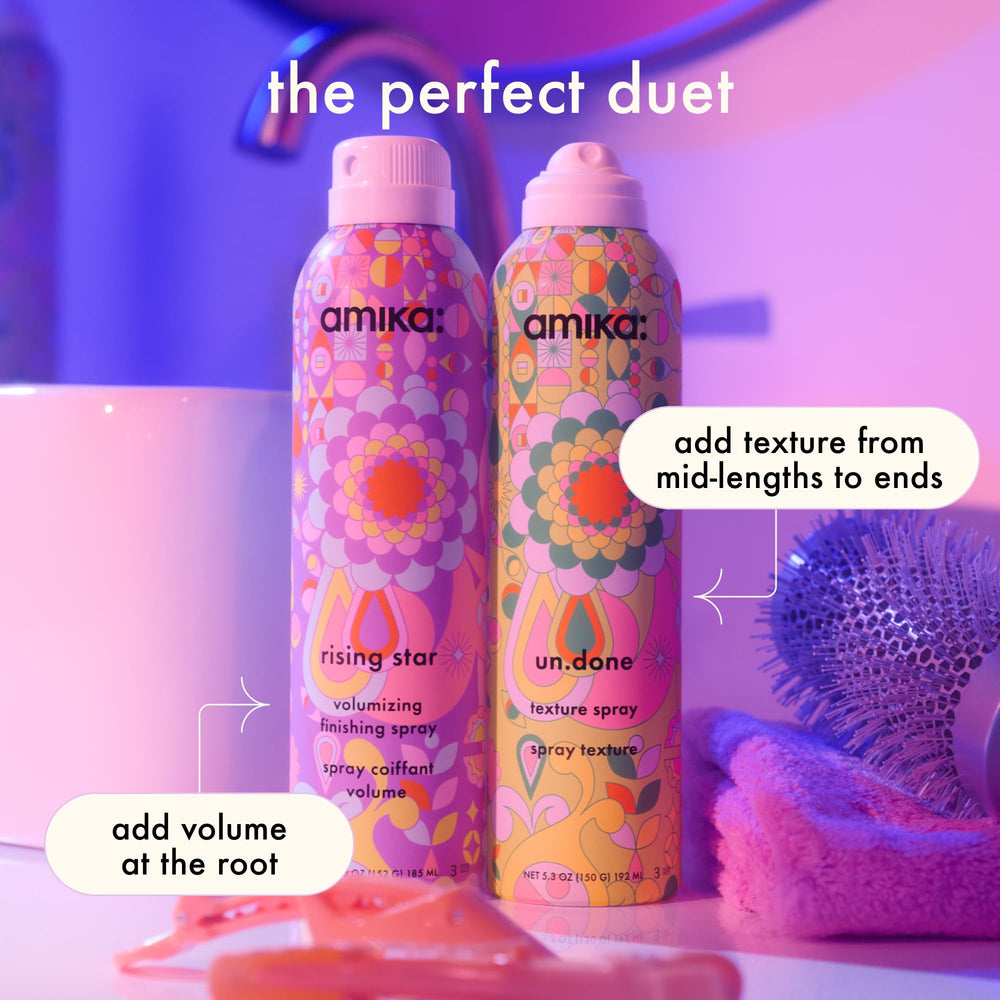 amika second-day refresh demonstration revives hair volume