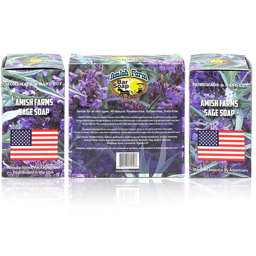 Amish Farms label and ingredients list showing clean formulation benefit