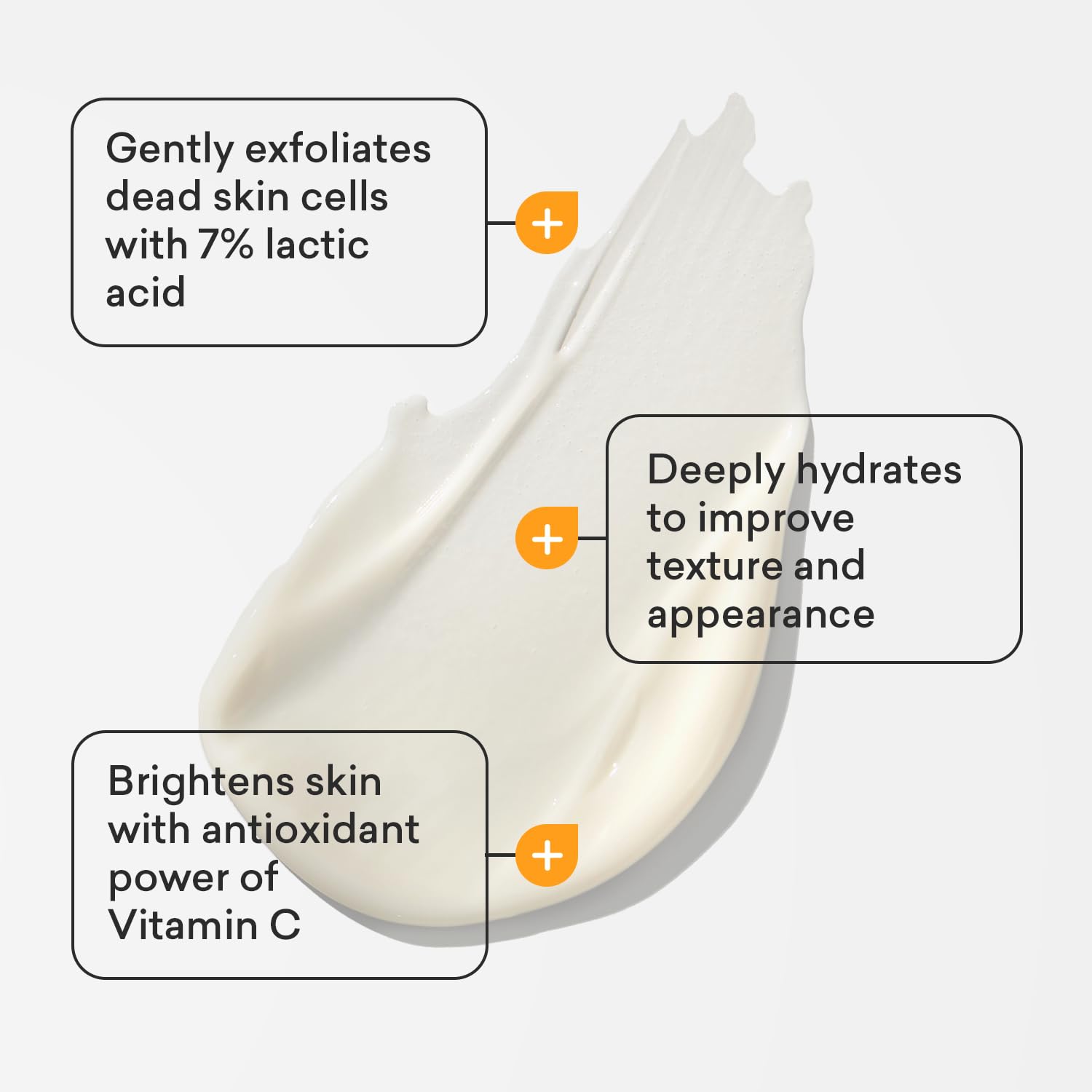 AmLactin application on arm demonstrating exfoliation and instant hydration