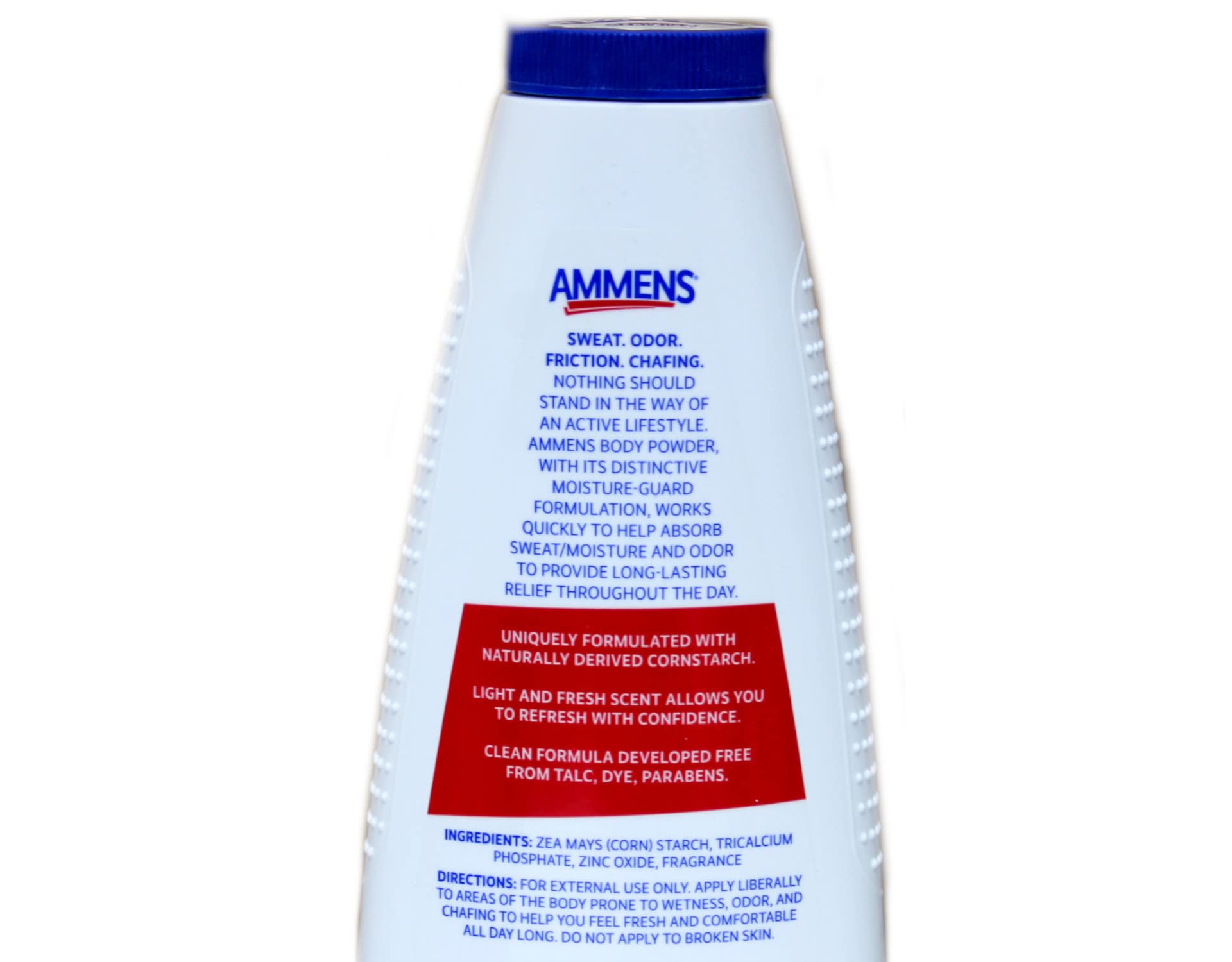 AMMENS bathroom lifestyle setting showing convenient post-bath freshness benefit