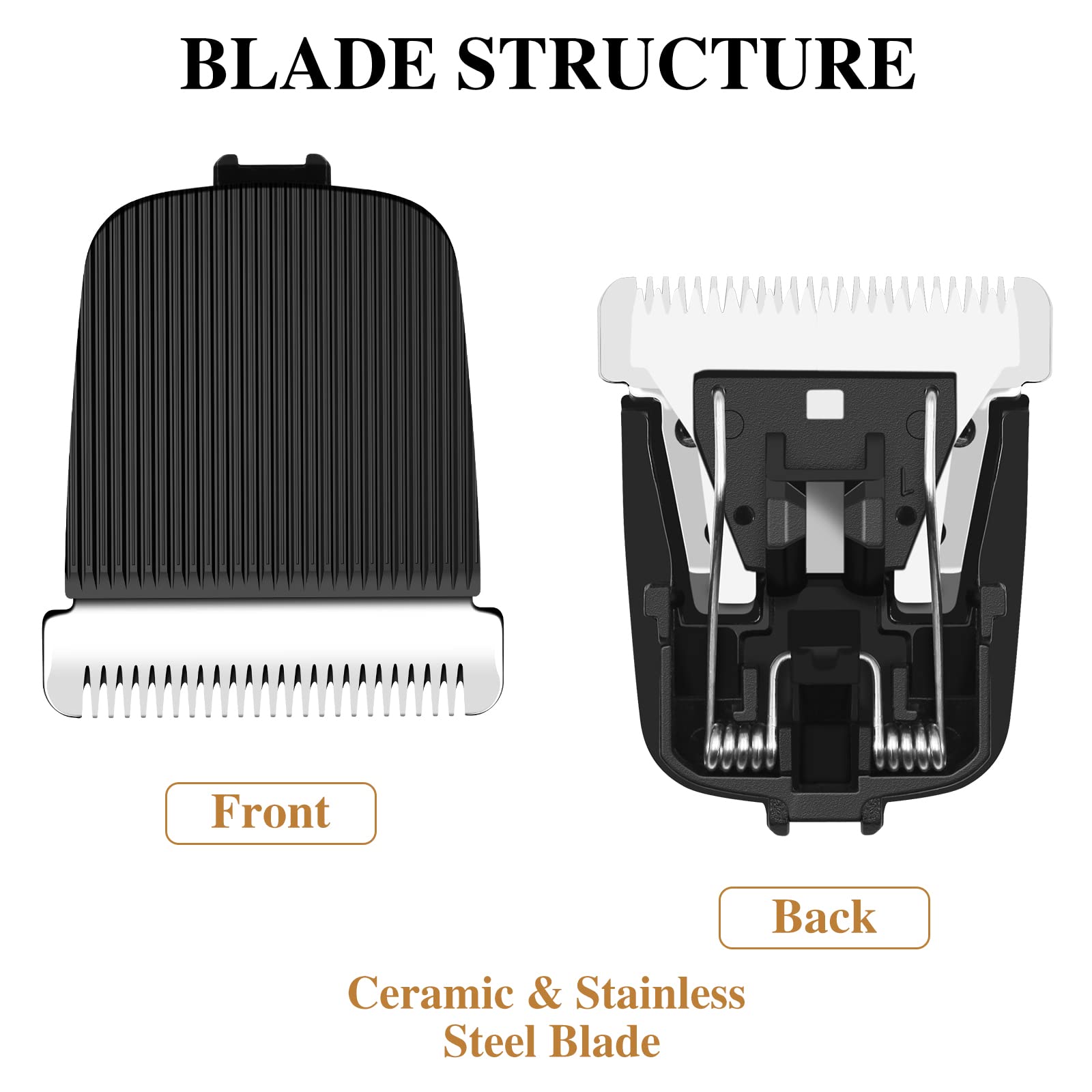 Amorka blade installed in Lawn Mower trimmer illustrating restore performance