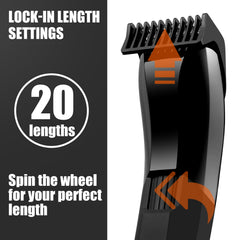 Amorka comb teeth detail showing Lift & Trim design for even trimming