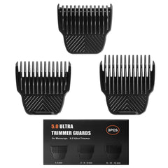 Amorka front packaging showing Manscaped 5.0 guards and clear benefits