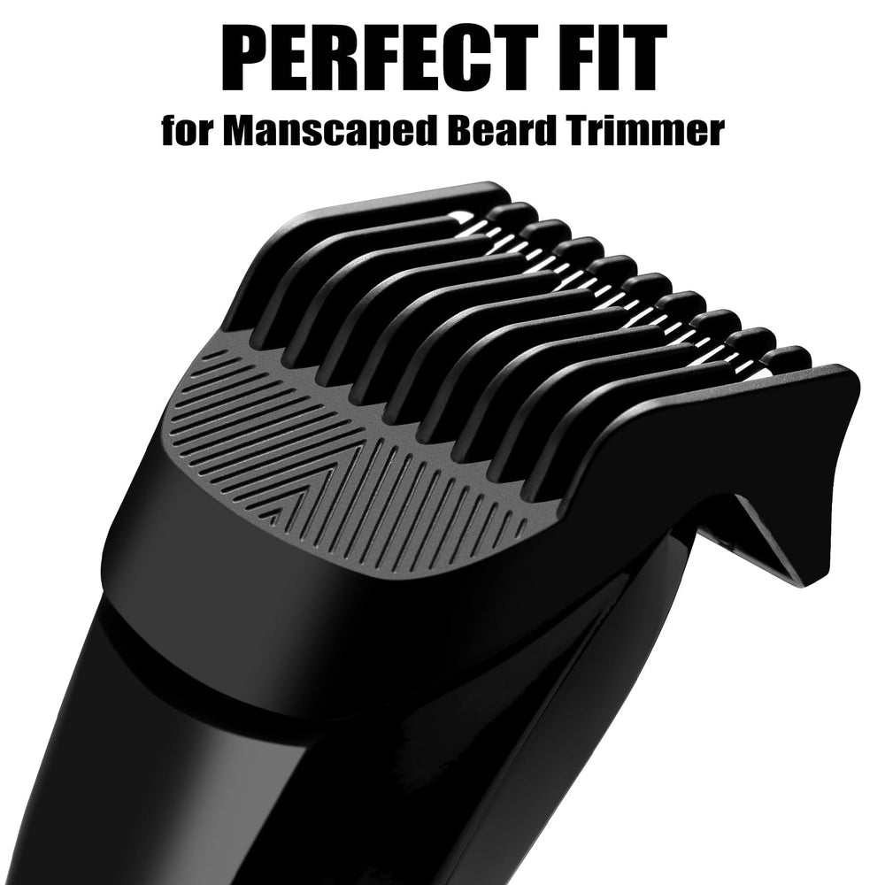 Amorka guard mounted on Manscaped The Beard Hedger for secure compatibility