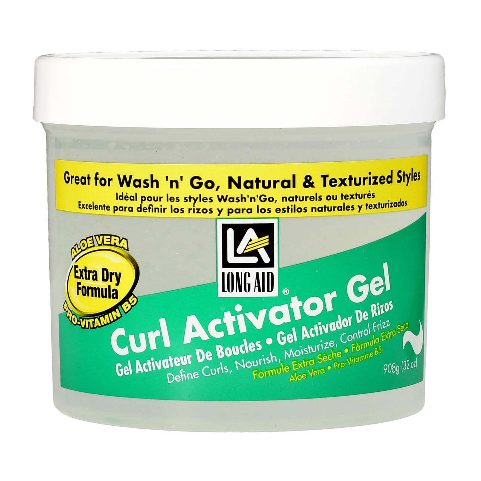 AmPro front label of 32 oz activator gel showing product benefits and size
