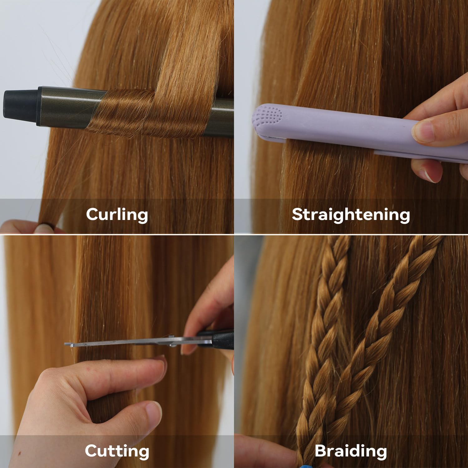 Amyqueen styling tools and clamp included for immediate training use