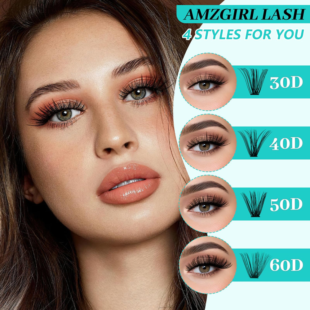 AMZGIRL open kit displaying all 640 clusters and accessories for convenience and value