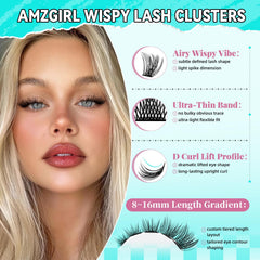 AMZGIRL close-up of wispy clusters highlighting soft texture and comfort