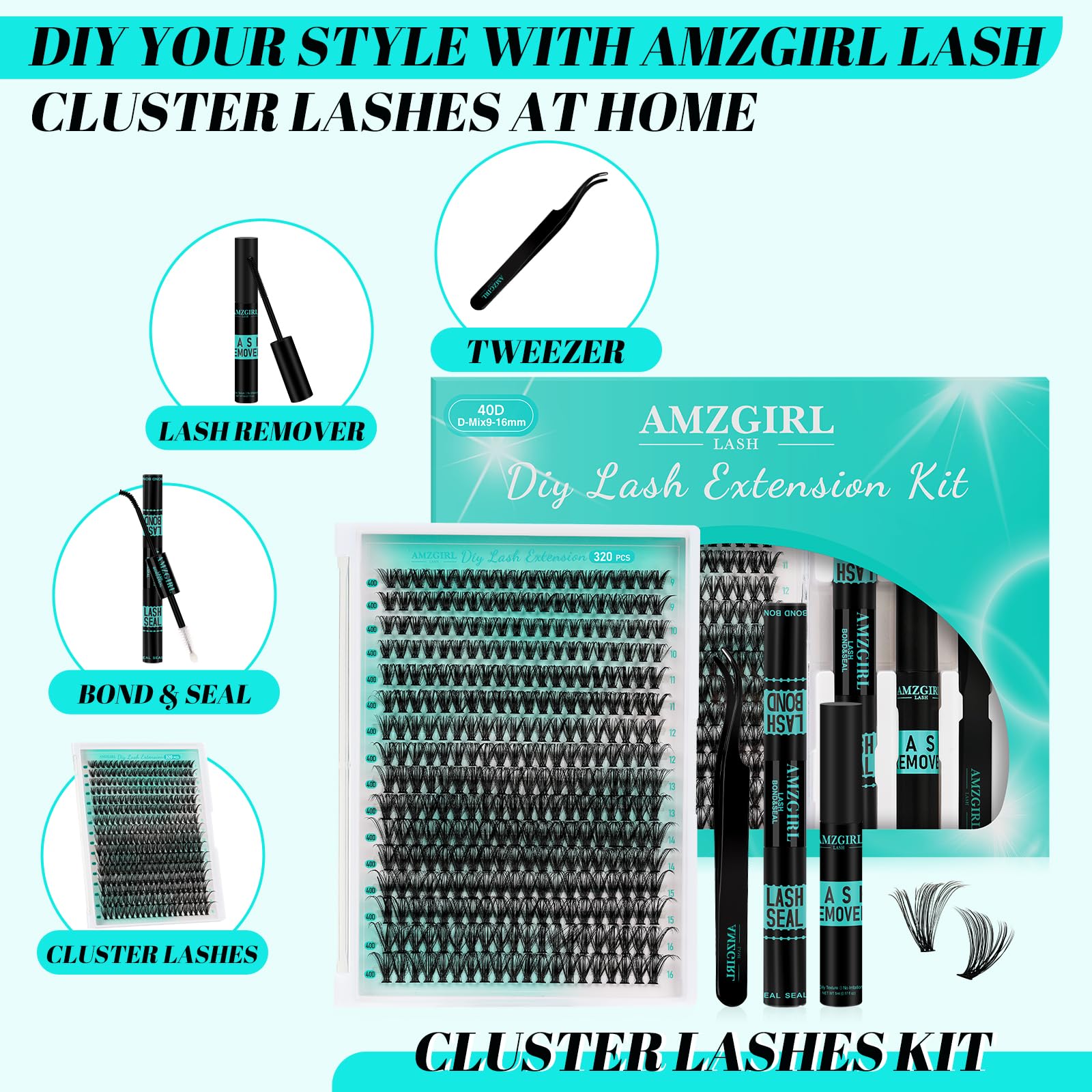 AMZGIRL close-up of fluffy D-curl clusters highlighting texture and blend