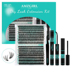 AMZGIRL LASH front packaging showing kit contents and convenience