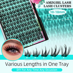 AMZGIRL LASH wide ultra-thin band detail for seamless blend