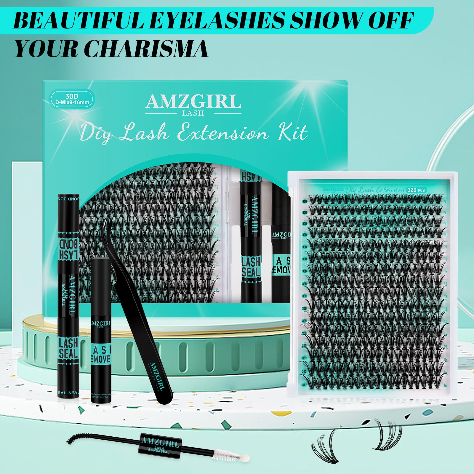 AMZGIRL worn before-and-after lifestyle image showing dramatic lift