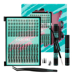 AMZGIRL manga lash kit flatlay showing full kit convenience