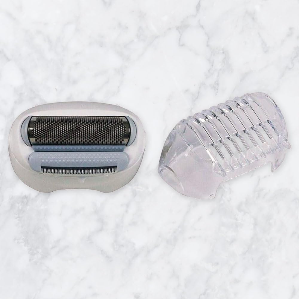 ANAKEL HOME Braun shaver head next to ruler for scale showing compact size and portability