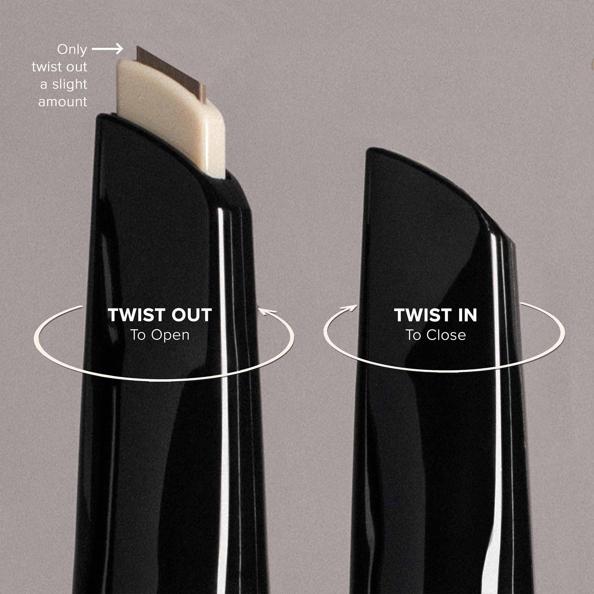 Anastasia Beverly Hills texture strokes on skin showing realistic brow definition benefit