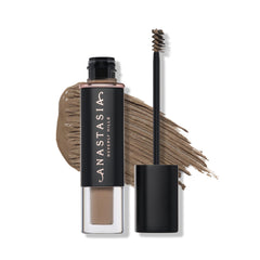 Anastasia Beverly Hills brow gel front packaging showing brand and shade benefit: visible tinted volume