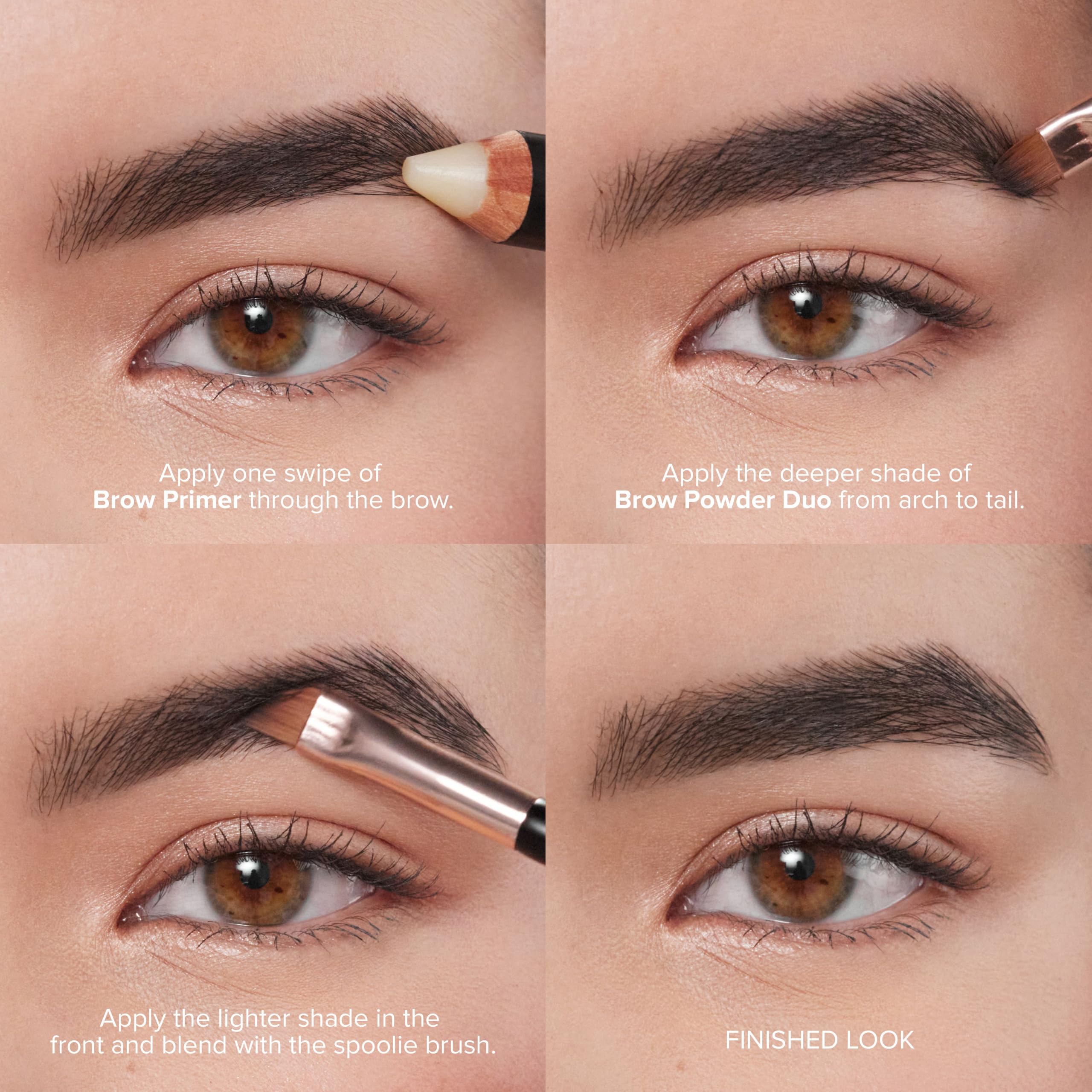 Anastasia Beverly Hills finished ombré brows showing dimensional, natural-looking color