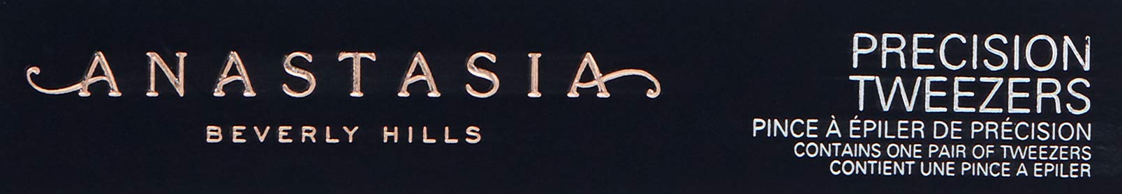 Anastasia Beverly Hills closeup of slanted hand-filed tip for accurate hair gripping
