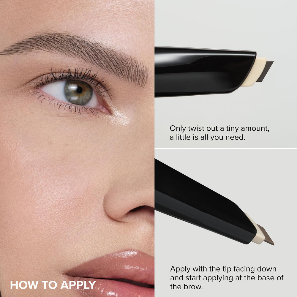 Anastasia Beverly Hills blade tip close-up showing precise 0.5mm detail