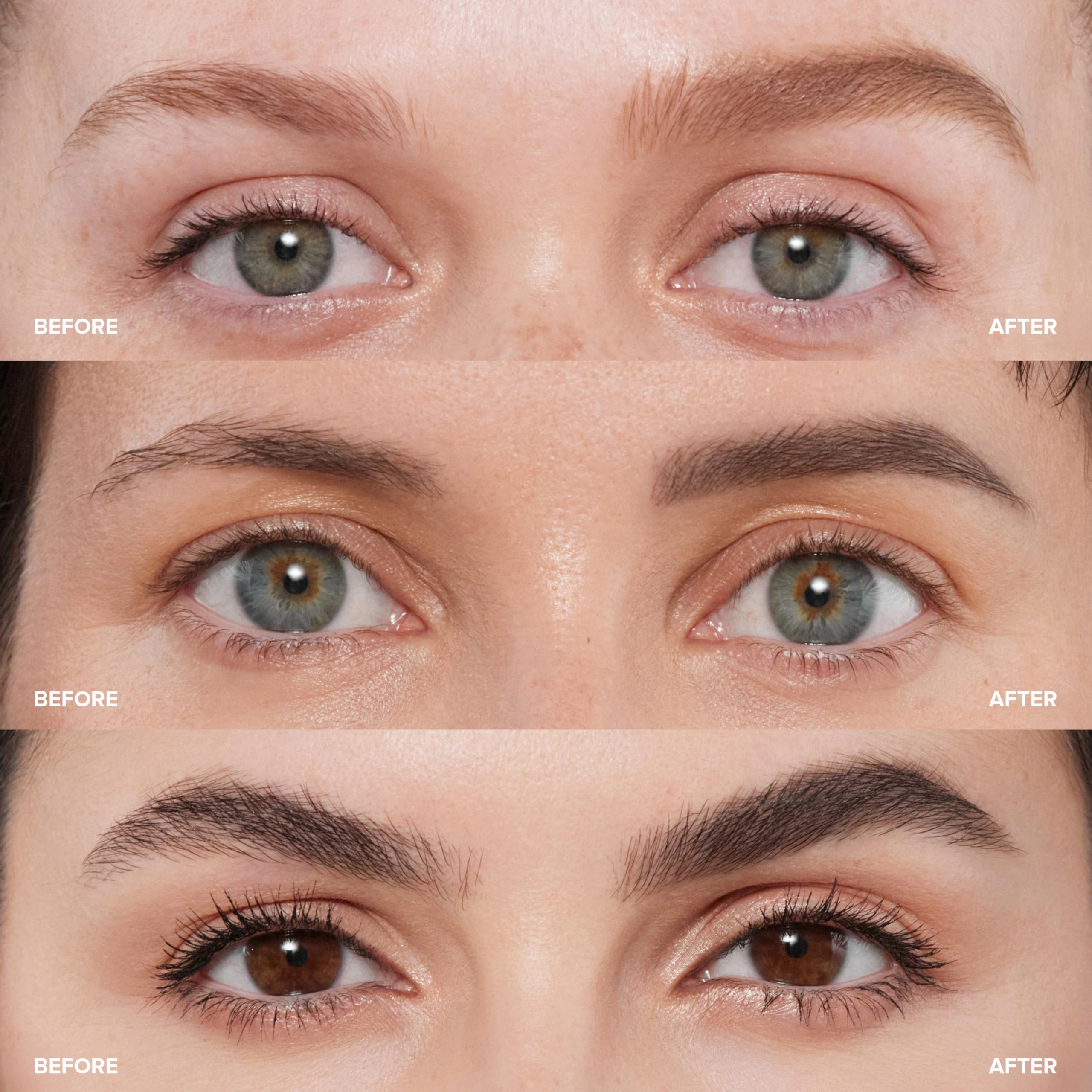 Anastasia Beverly Hills Brow Definer applied on model brows with spoolie blending for a natural finish