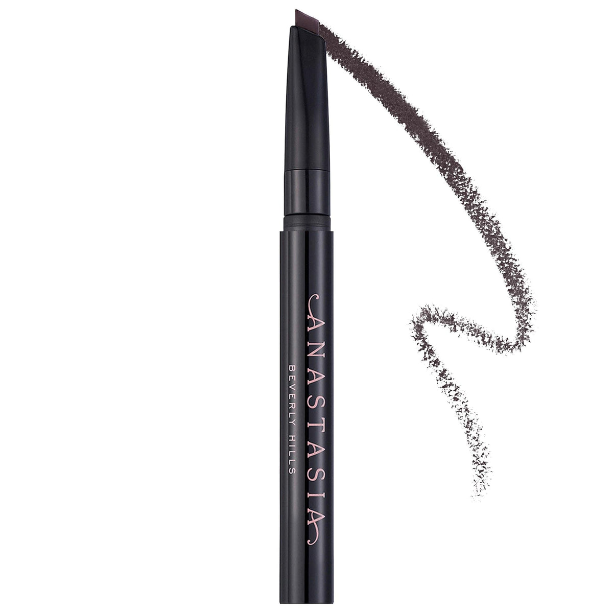 Anastasia Beverly Hills front view of the mini pencil showing compact design and portability benefit