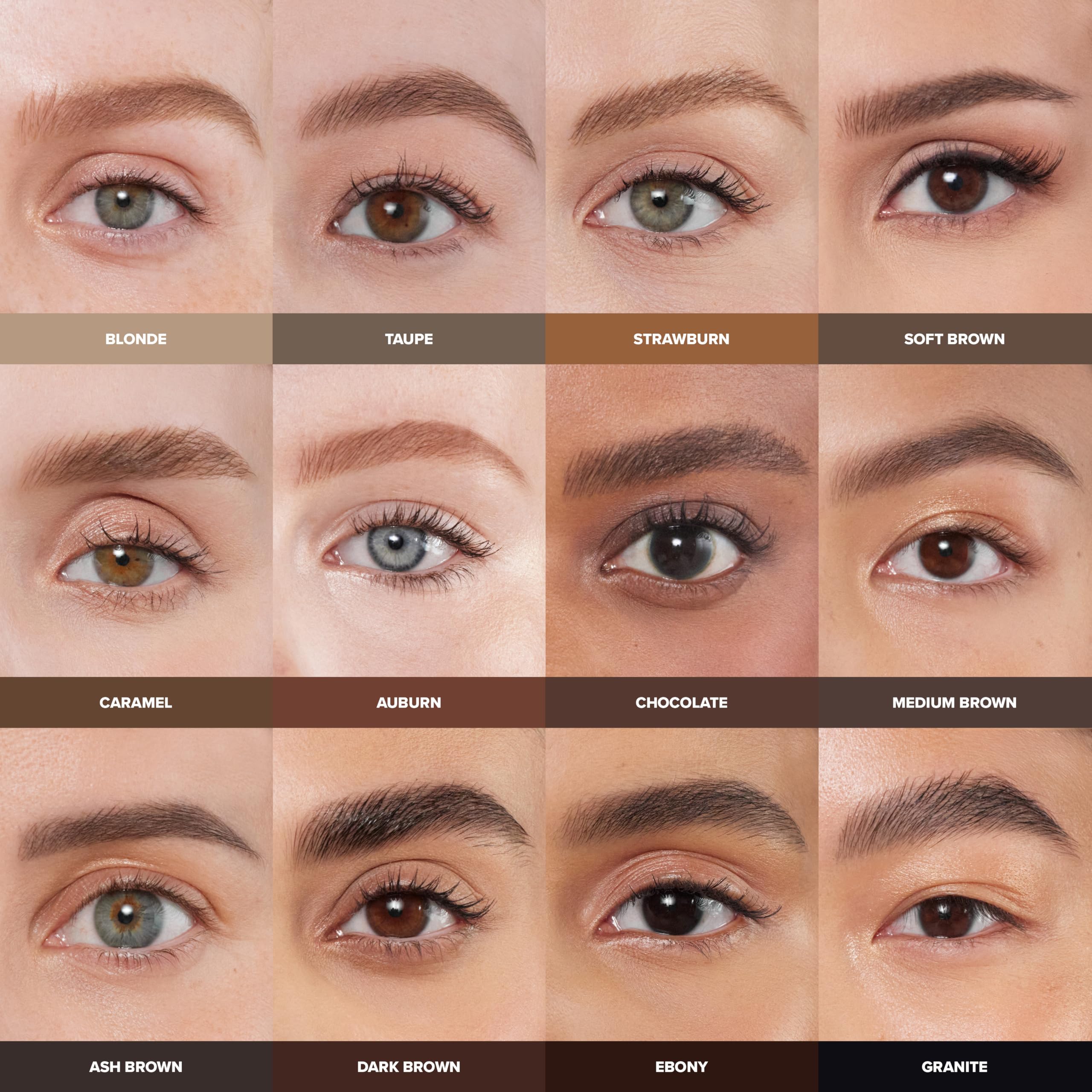 Anastasia Beverly Hills Brow Definer Mini dense spoolie detail blends pigment for natural finish