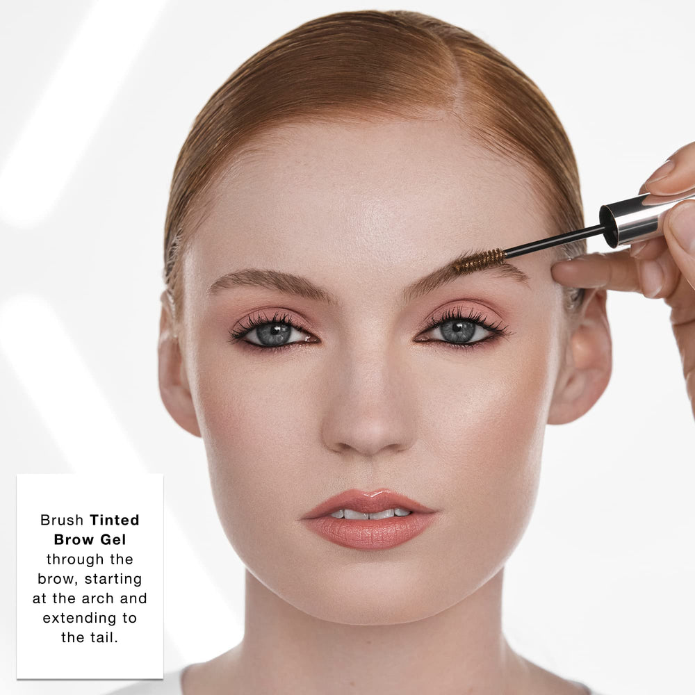 Anastasia Beverly Hills gel texture swatch on skin, showing lightweight tint and natural sheen
