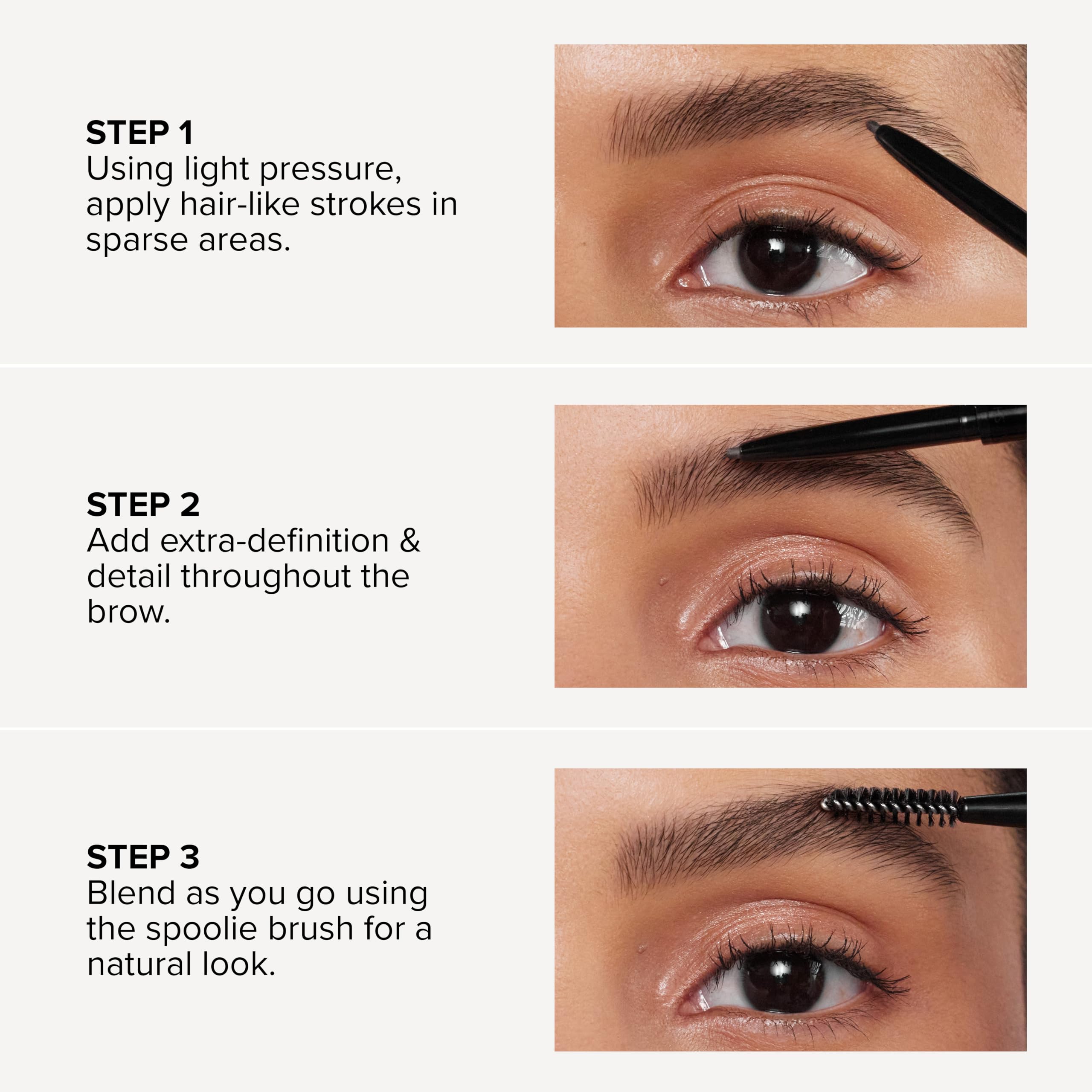 Anastasia Brow Wiz before and after brows showing natural-looking enhancement