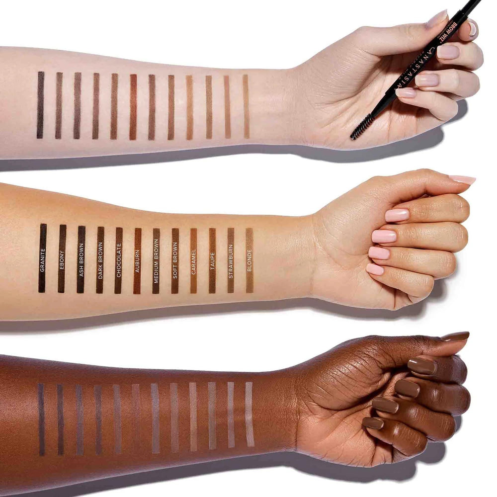 Anastasia Beverly Hills Brow Wiz Mini retractable mechanism visible and protected tip benefit