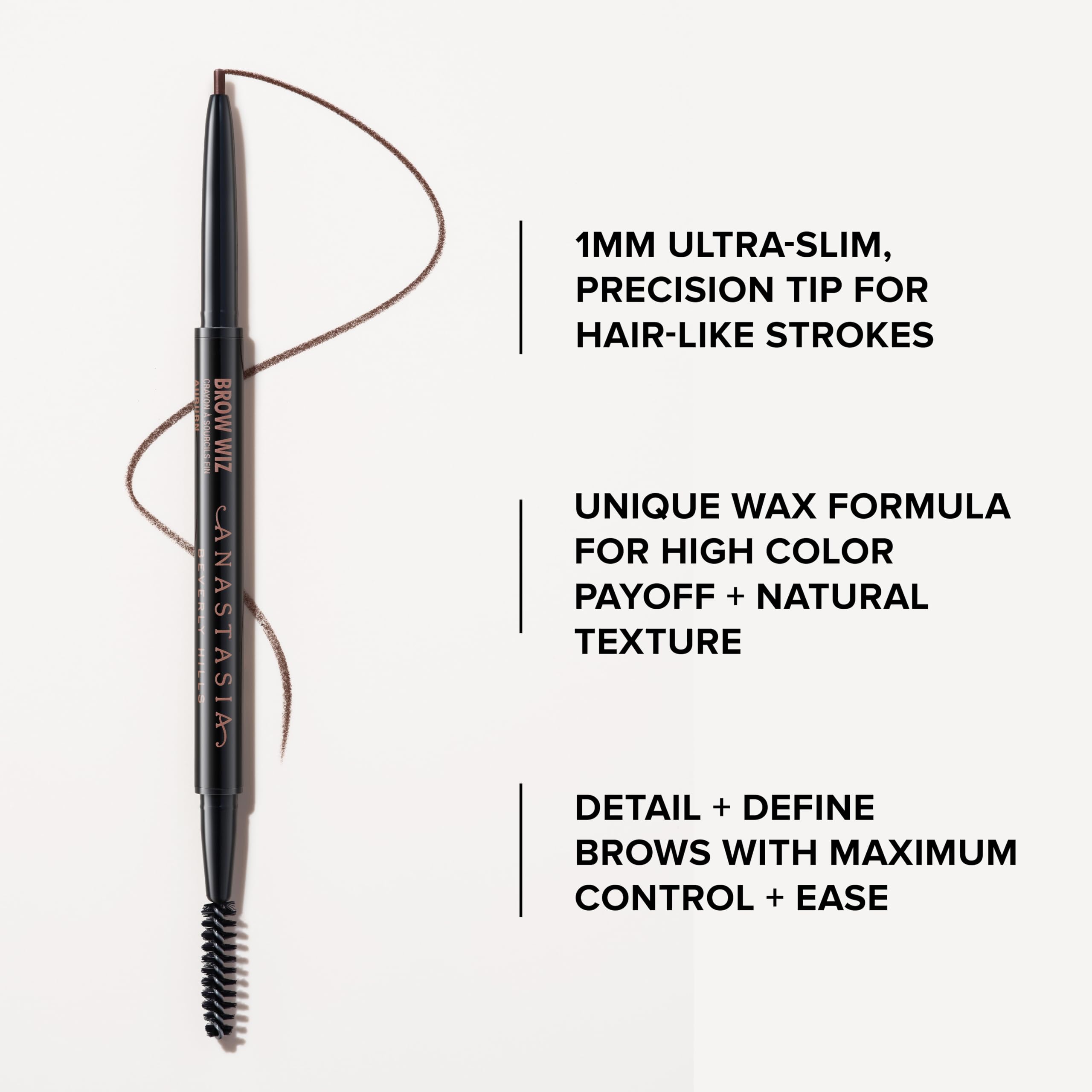 Anastasia Beverly Hills Brow Wiz Mini array of shades to help find perfect brow match