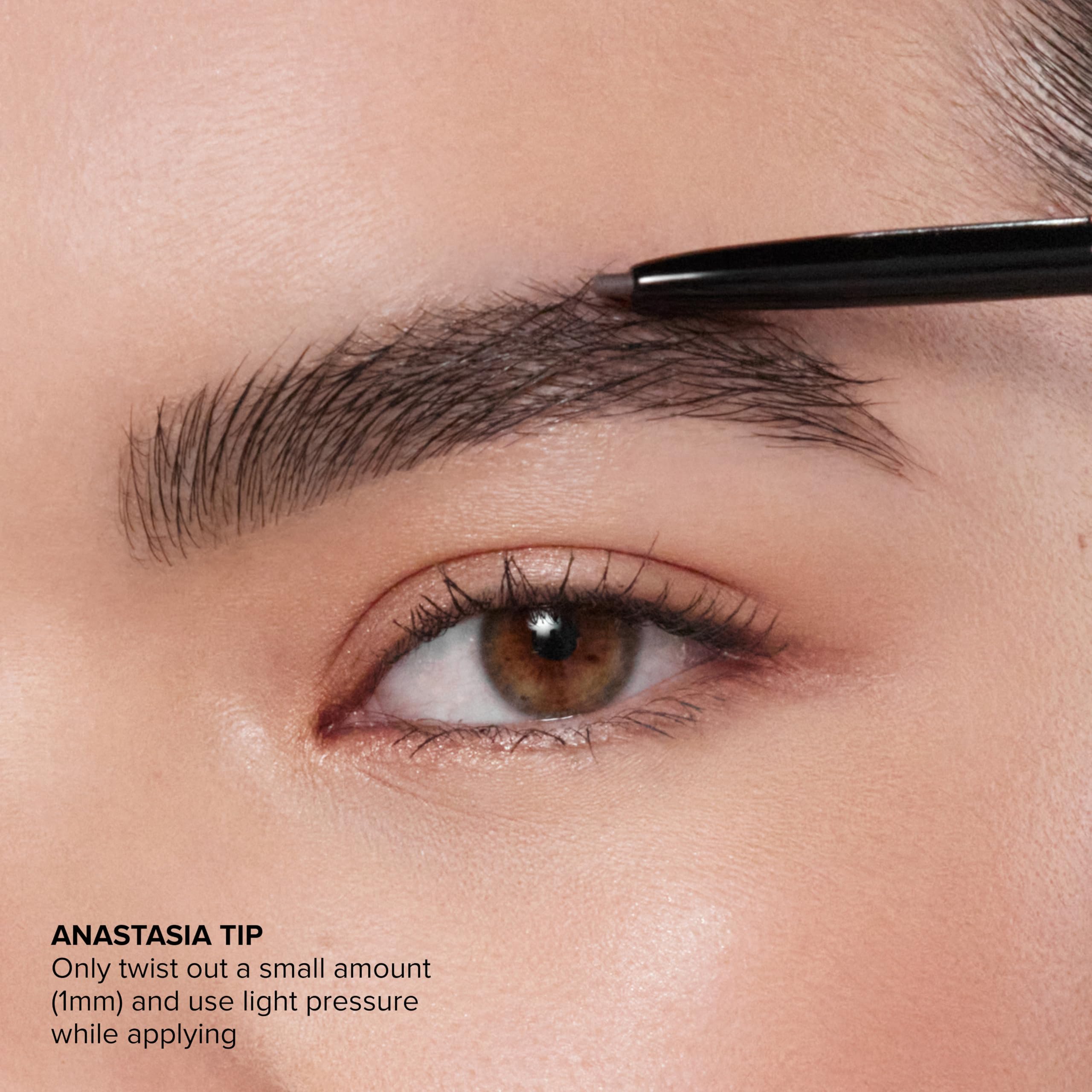 Anastasia Beverly Hills Brow Wiz retractable tip exposed showing no sharpening needed advantage