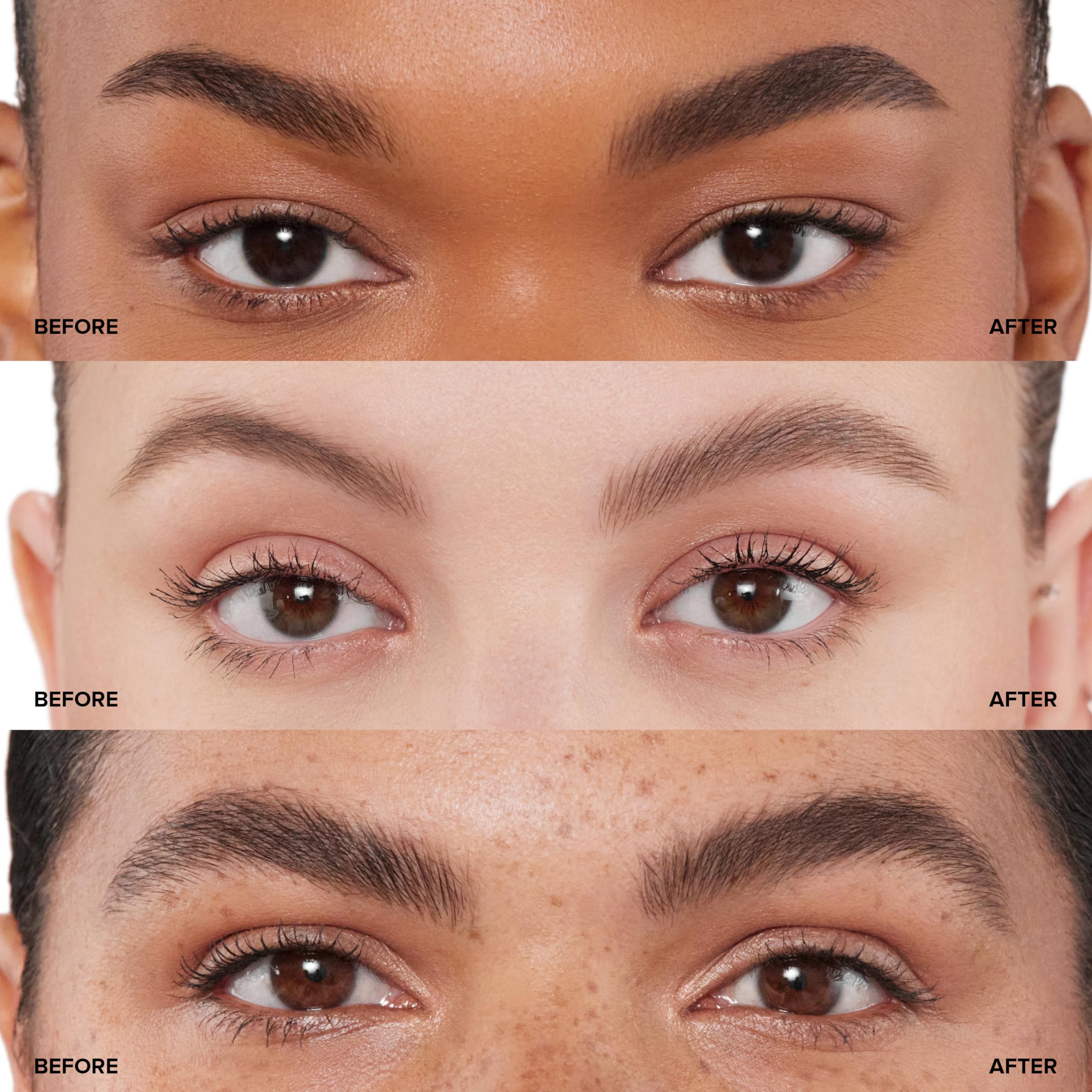 Anastasia Beverly Hills multiple shade swatches on skin illustrating color choices