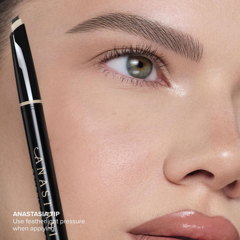 Anastasia Beverly Hills lifestyle model brows showing finished everyday look