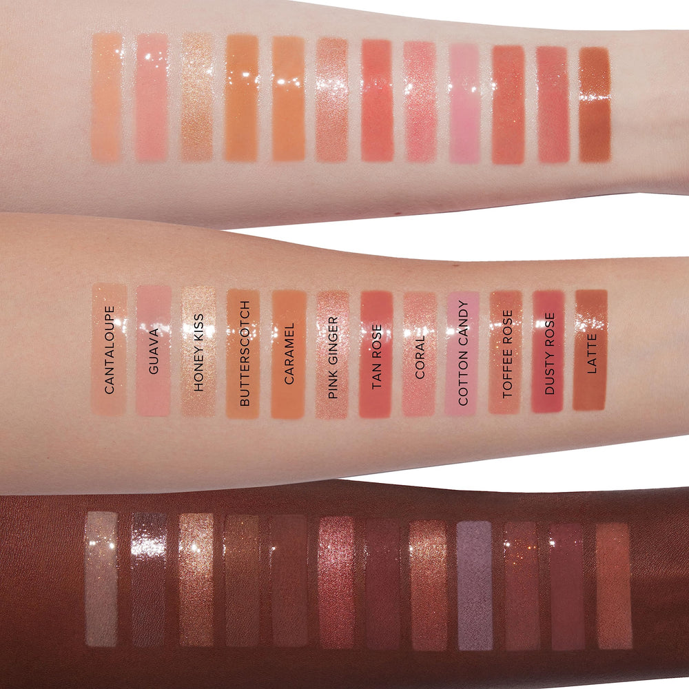 Anastasia Beverly Hills lifestyle evening look showing gloss with makeup for a polished, long-wear appearance at events