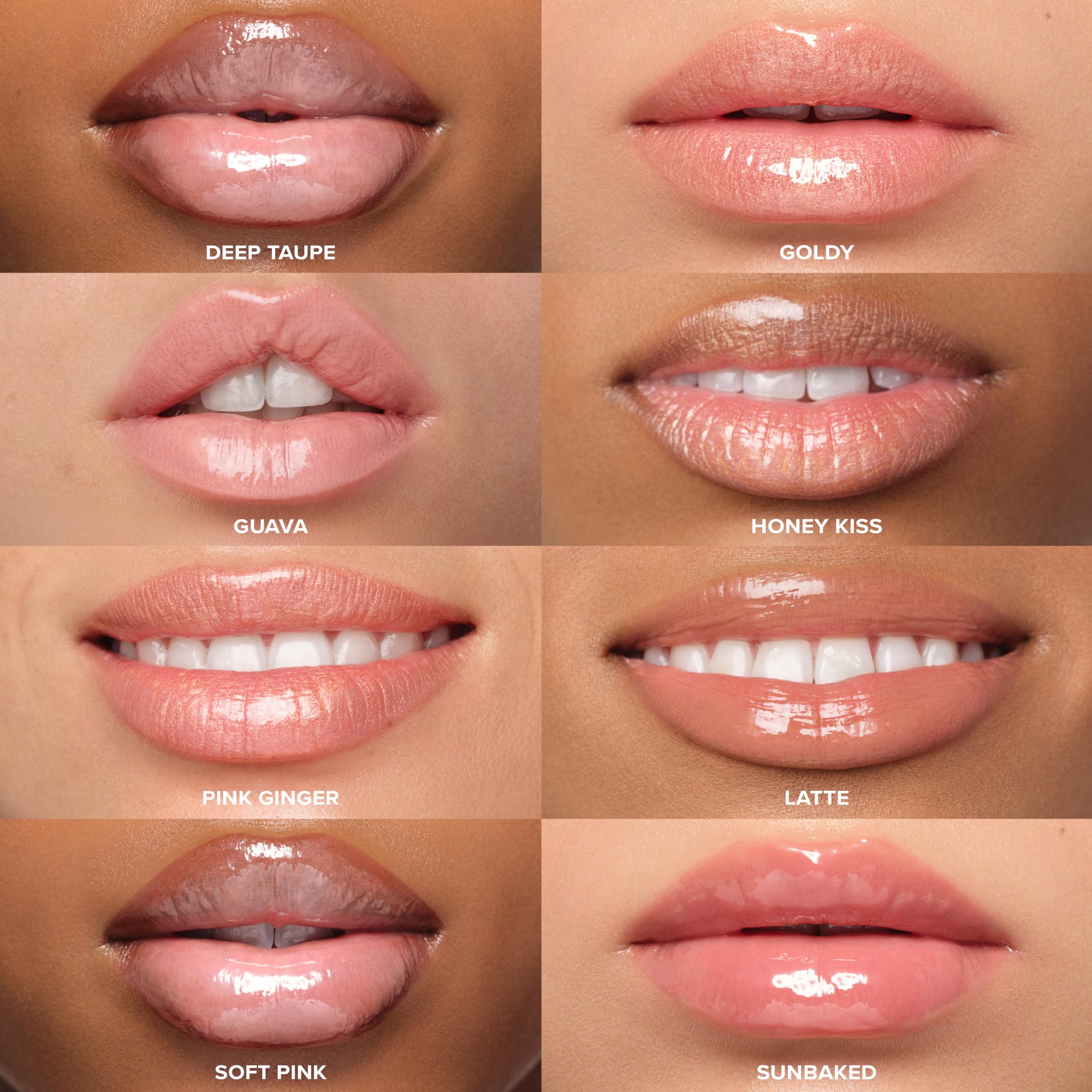 Anastasia Beverly Hills texture macro highlighting smooth glass-like shine and non-sticky surface for comfortable wear