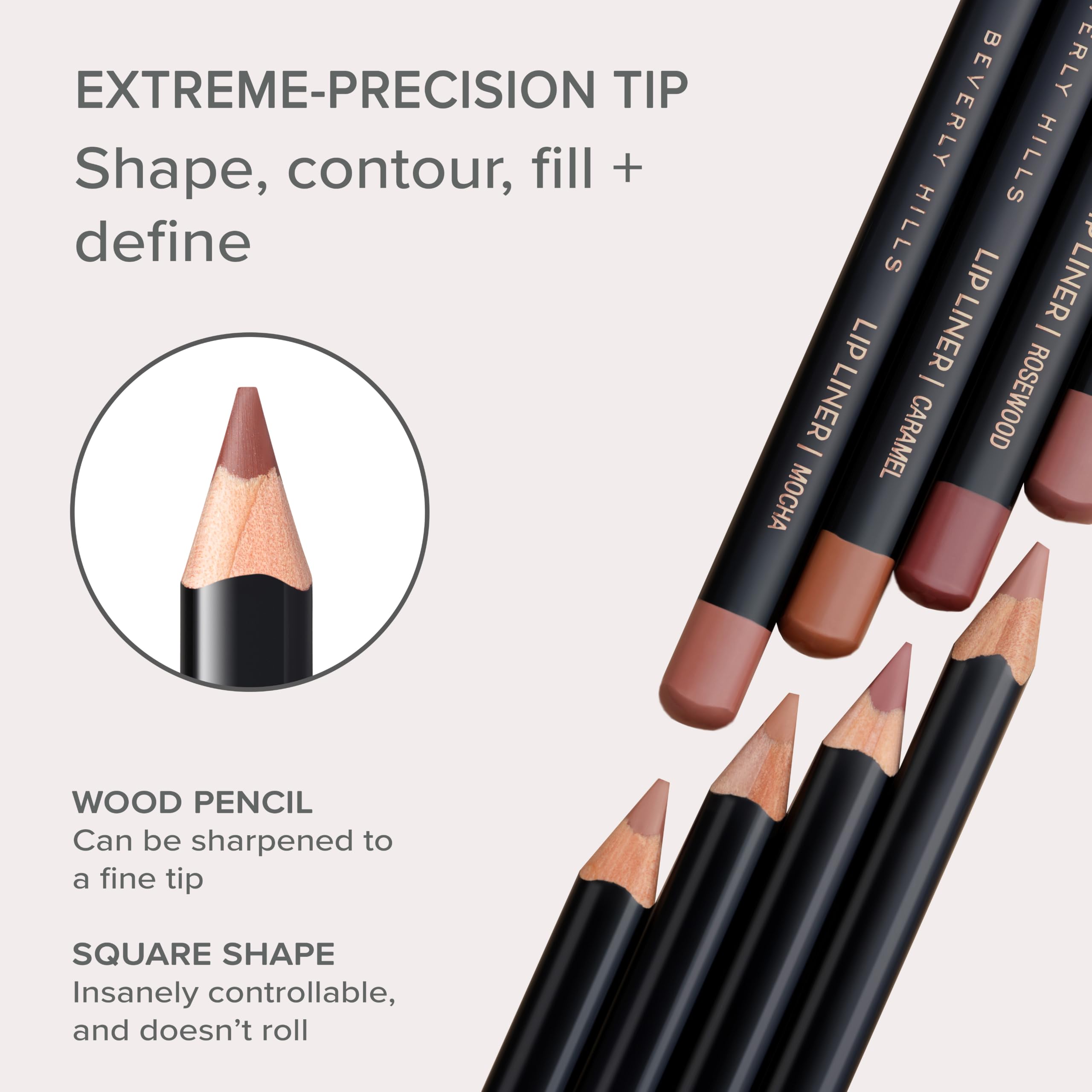 Anastasia Beverly Hills scale shot in hand conveying pencil size and travel-friendly convenience