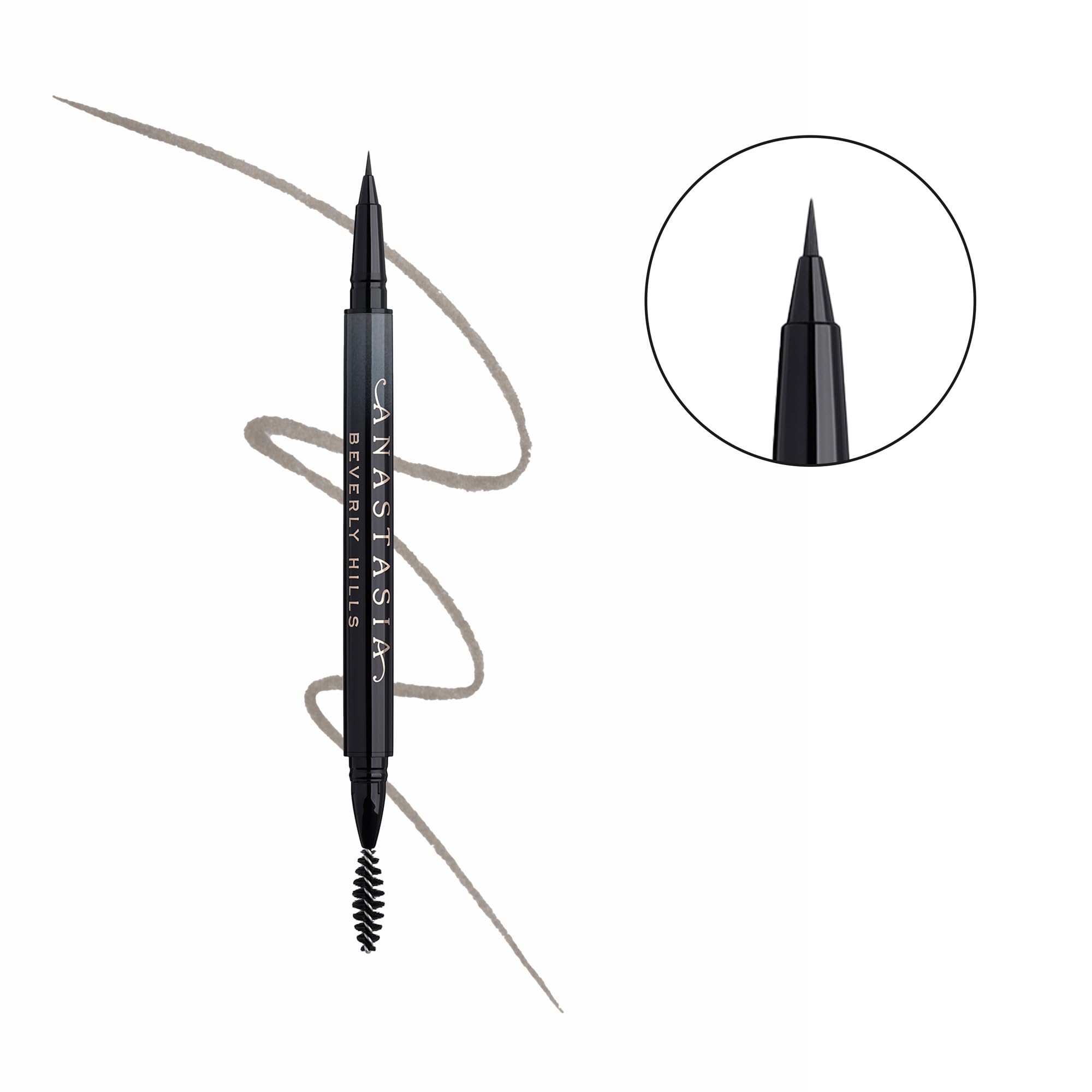 Anastasia Beverly Hills close-up of the superfine brush tip for precise strokes