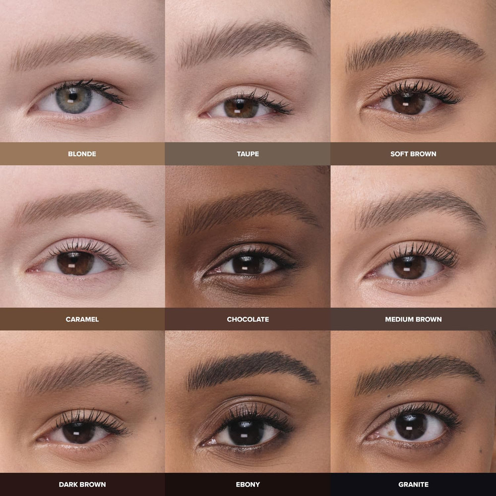 Anastasia Beverly Hills pen in hand to show size and easy handling benefit