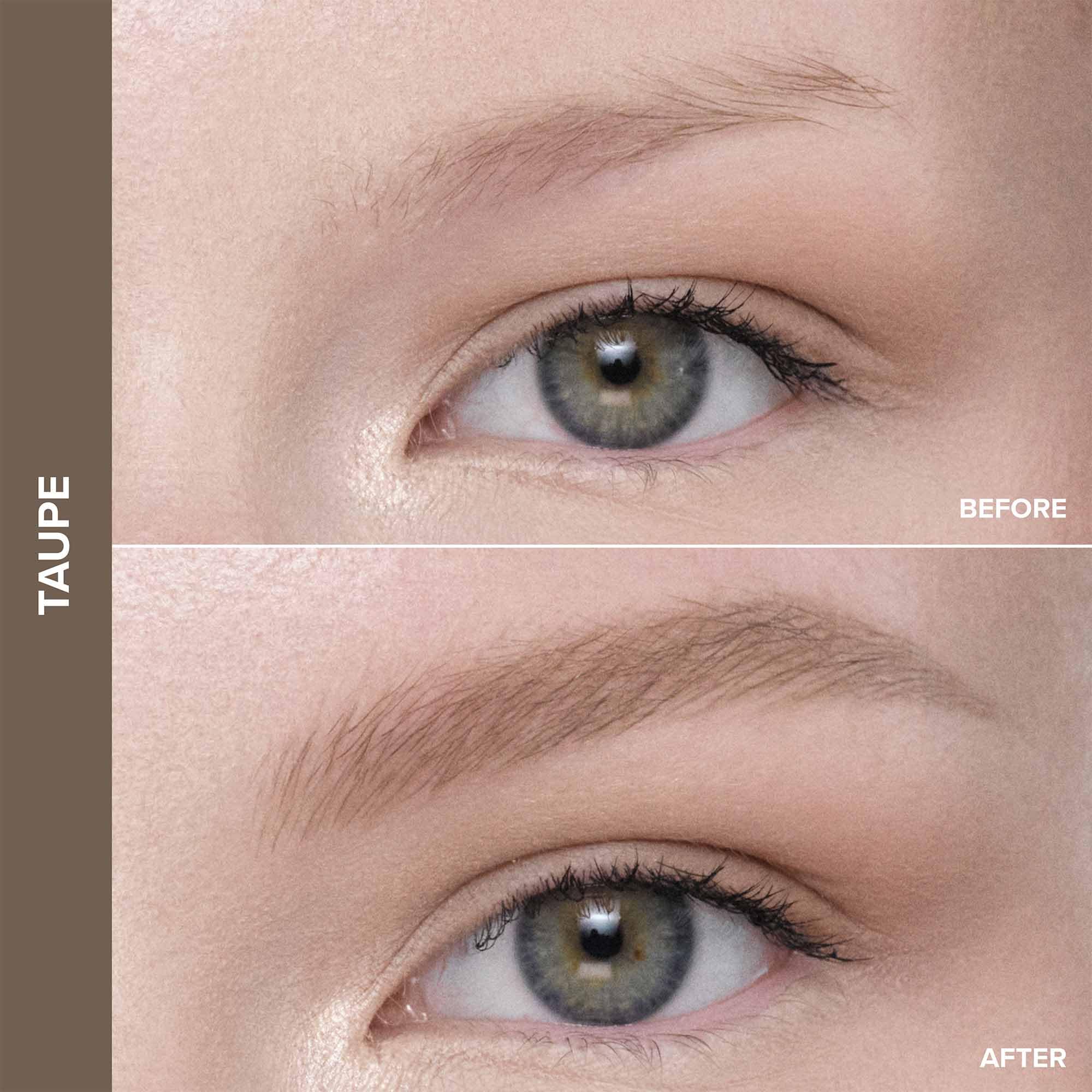 Anastasia Beverly Hills pencil held in hand showing easy professional control