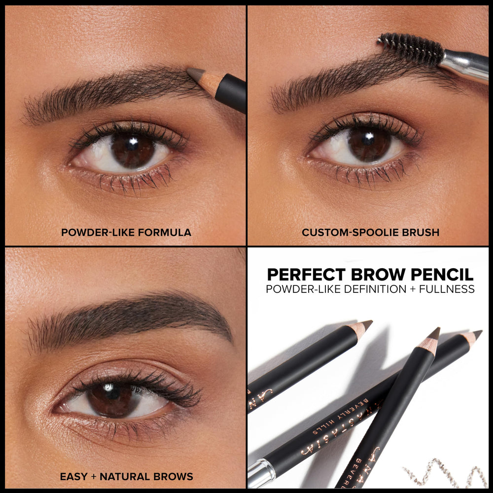 Anastasia Beverly Hills multiple shade swatches on skin to demonstrate shade matching