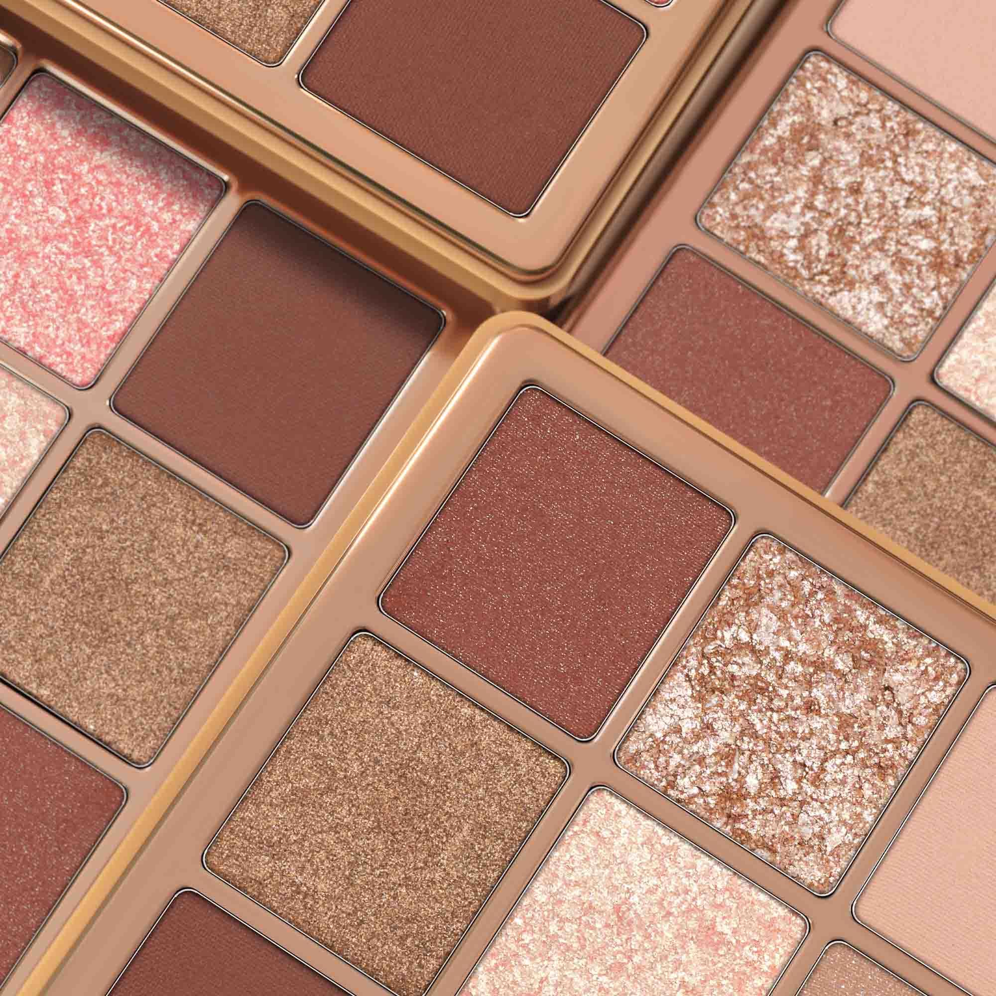 Anastasia Beverly Hills palette in hand showing compact scale ideal for travel