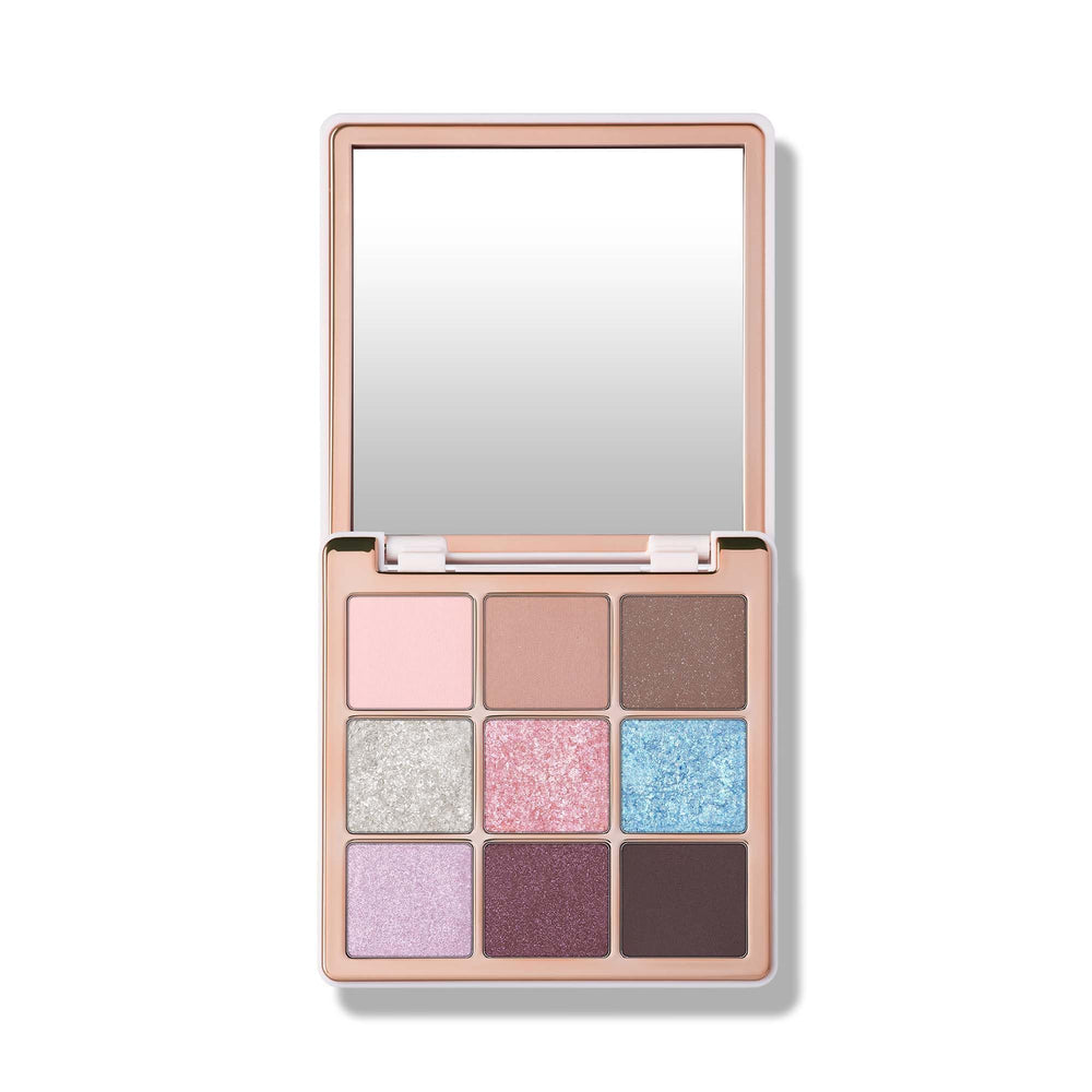 Anastasia Beverly Hills open palette with mirror revealing nine luminous pastel shades