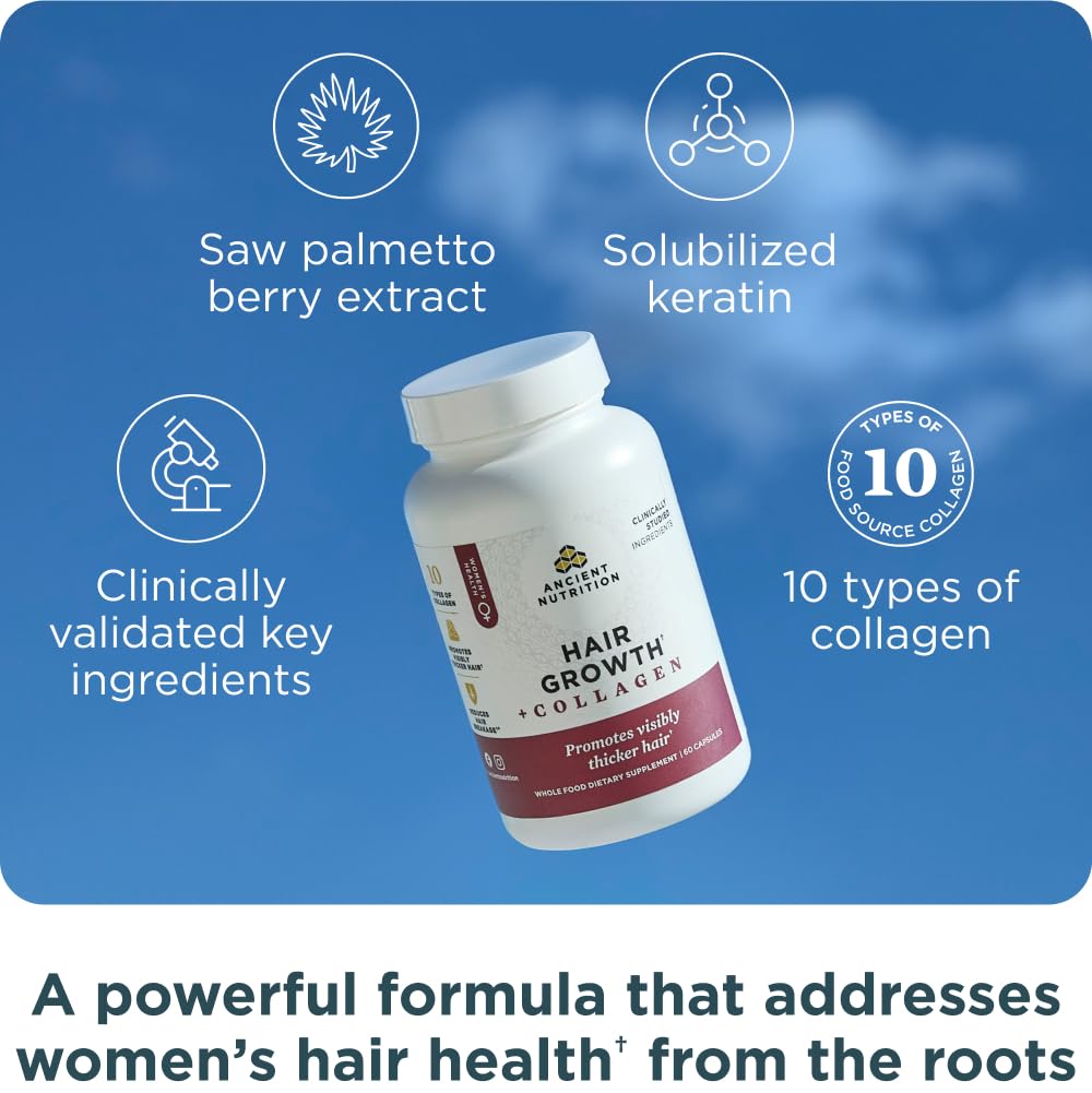 Ancient Nutrition capsules close-up highlighting smooth coat for easier swallowing