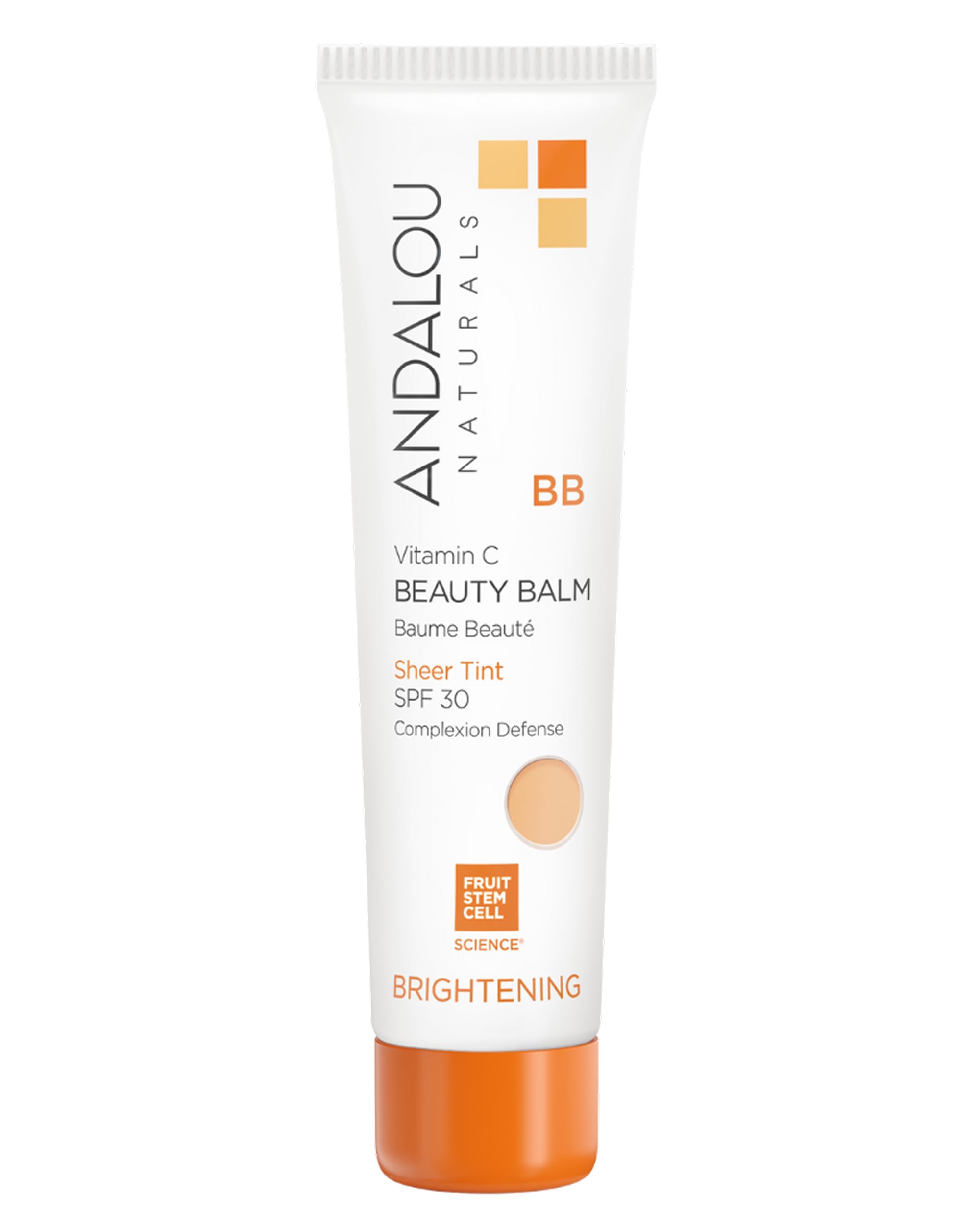 Andalou Naturals front packaging showing BB balm SPF 30 for daily protection