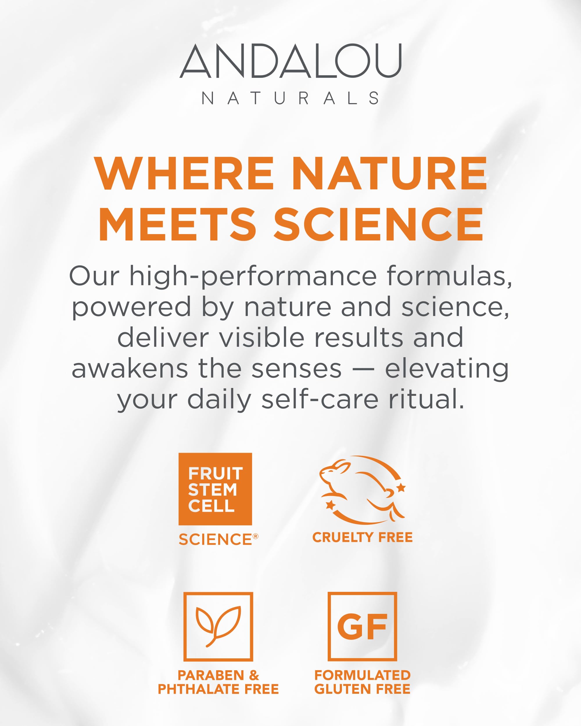 Andalou Naturals size comparison beside a coin showing travel-friendly convenience