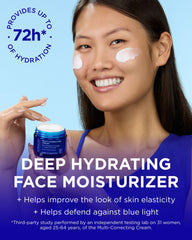 Andalou Naturals cream texture closeup illustrating lightweight absorption benefit